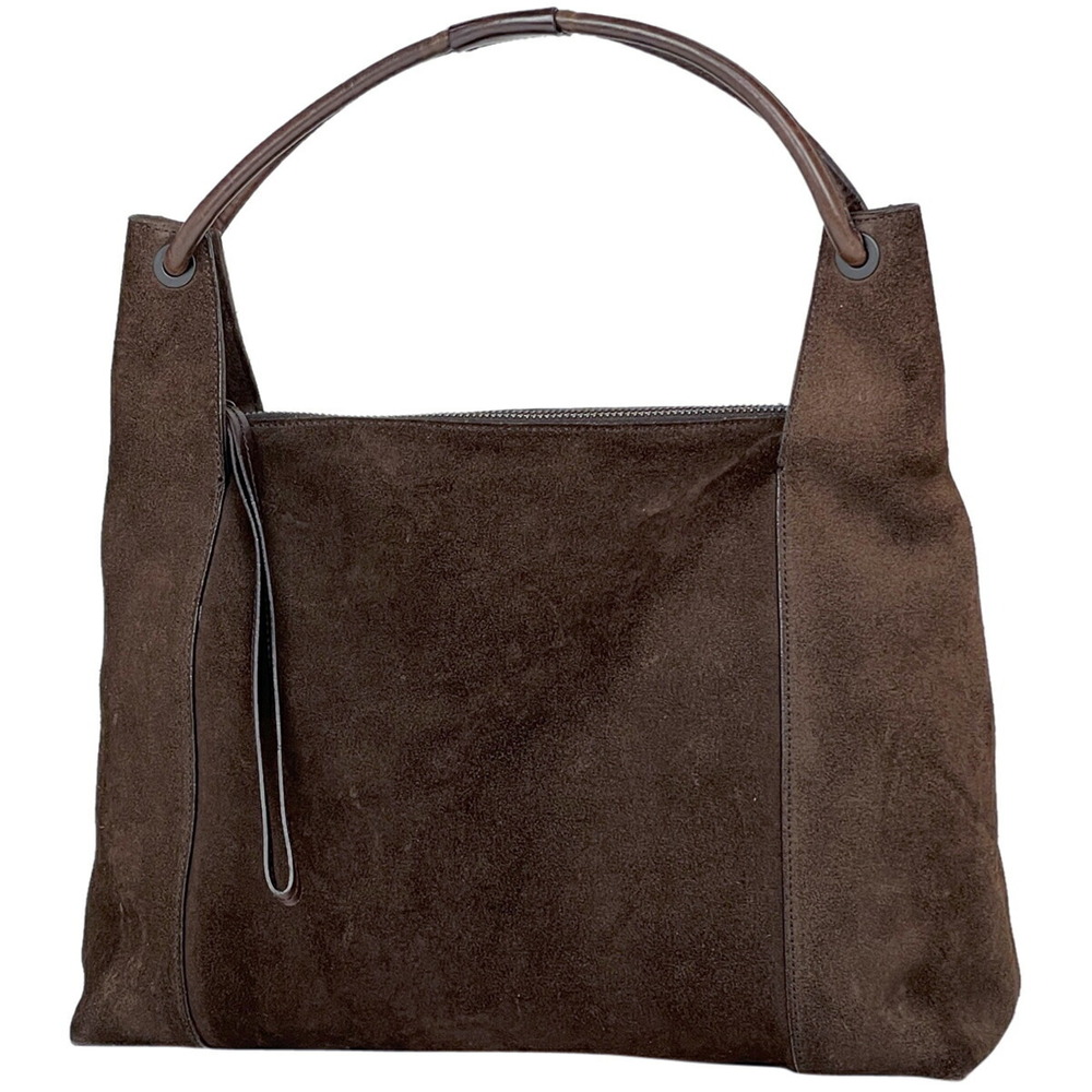 Gucci suede shoulder bag brown